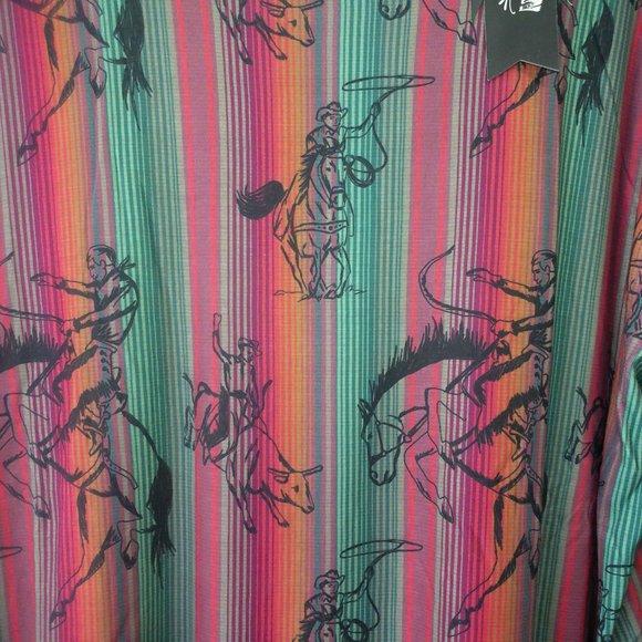crazy train cowboy shirt NWT - Picture 2 of 4